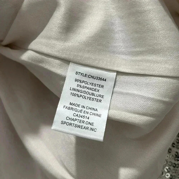 C by One Open Front Sequin Blazer - Picture 6 of 9